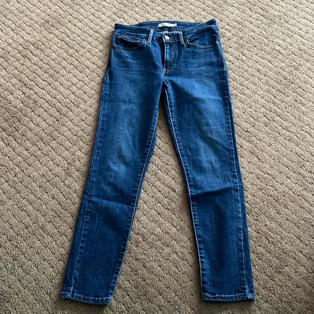 Levi 711 Skinny Ankle Jeans - Midrise